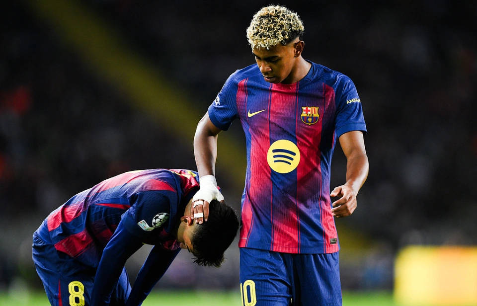 巴萨核心佩德里欧冠累倒,球队难救主